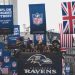 The Baltimore Ravens are just one of the NFL franchises who have been roped into trying to win over the British public with their on-field skills and cheerleader squads