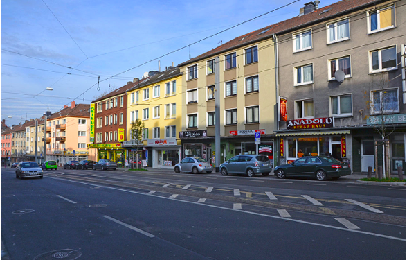 Altendorfer Straße, in Essen Germany.